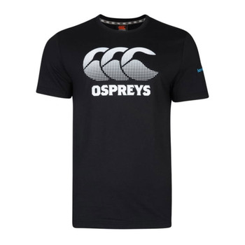 CCC ospreys graphic rugby player issue t-shirt [black]