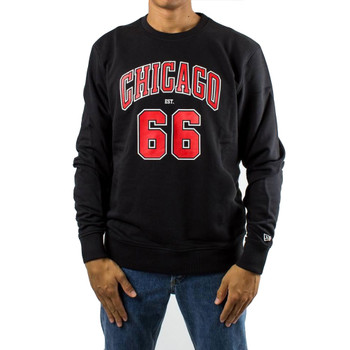 NEW ERA chicago bulls NBA crew neck sweat [black]