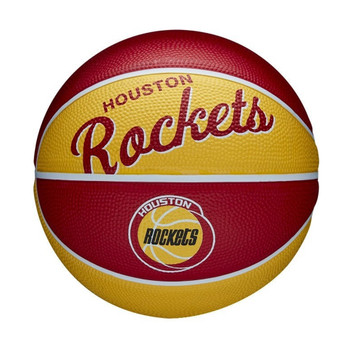 WILSON houston rockets NBA retro mini basketball [red/yellow]