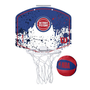 WILSON detroit pistons NBA mini team hoop set [blue/white]