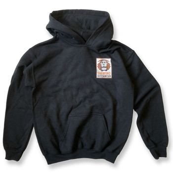 SHAWANO COUNTY rugby youth hooded sweat [black]