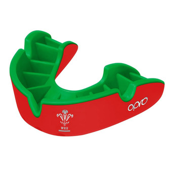 OPRO shield WRU wales silver level self-fit mouth guard SNR [wales rugby]