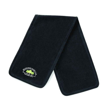 BELSIZE PARK recycled fleece scarf [black]