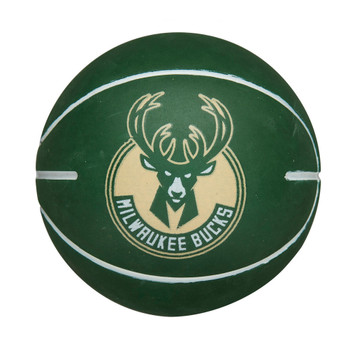 WILSON Milwaukee Bucks NBA mini (6cm) dribbler basketball [green]
