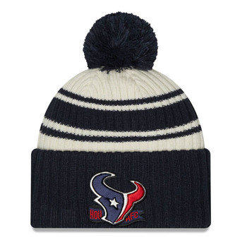 NEW ERA Houston Texans NFL sport knit bobble hat [navy/cream]