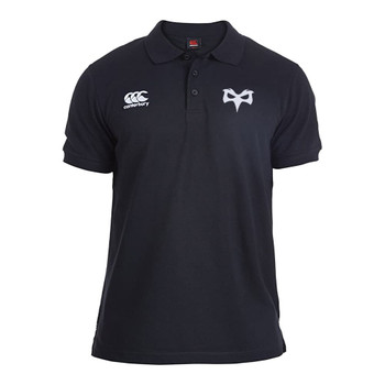 CCC ospreys rugby waimak pique polo shirt [black]