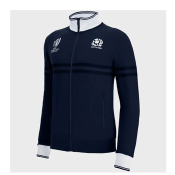 MACRON RWC 2023 Scotland Full Zip Sweatshirt [navy/white]
