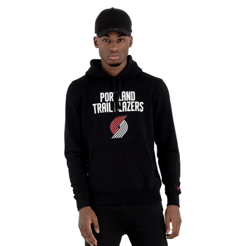 NEW ERA Portland Trail Blazers Team Logo Black Hoodie [black]