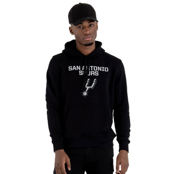 NEW ERA San Antonio Spurs NBA Team Logo Black Hoodie [black]