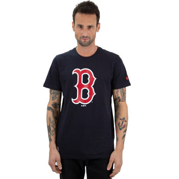 NEW ERA Boston Red Sox Logo Infill Black T-Shirt [black]