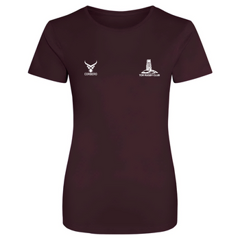 CORBERO Ladies Cool Performance T-Shirt SS [maroon] TOR RUGBY