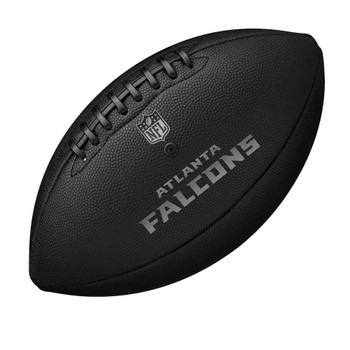 WILSON Atlanta Falcons NFL metallic senior football [black]