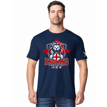 CORBERO softstyle adult slim t-shirt ENGLAND FOOTBALL 2026 [navy]