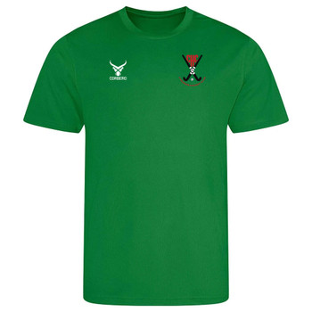 CORBERO performance training t-shirt green CHEDDAR HOCKEY