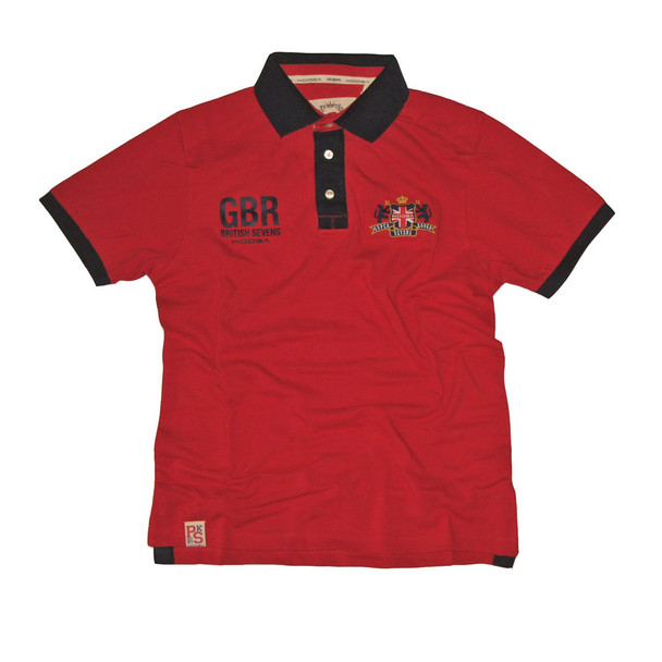 Kooga Great Britain 'British Sevens' Polo Shirt [red]