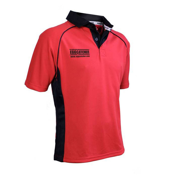 EGGCATCHER canberra match shirt [red/black]