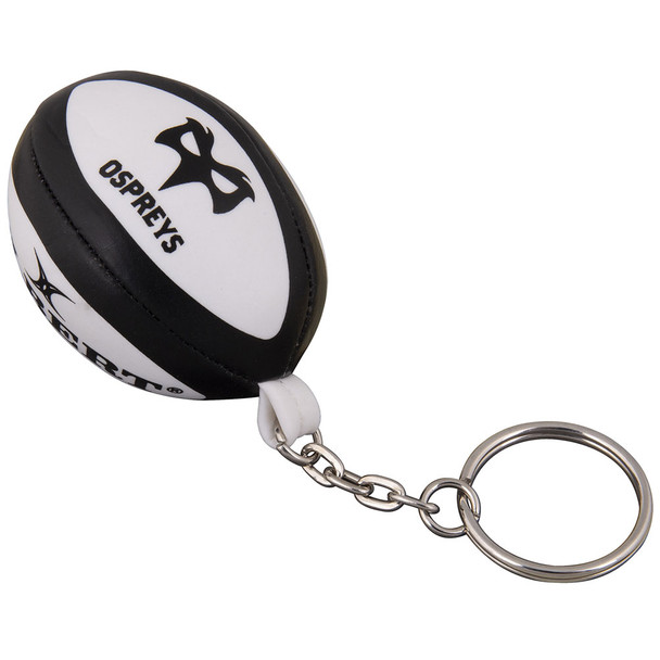 GILBERT ospreys rugby ball key ring