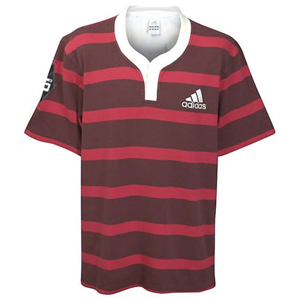 ADIDAS Rugby Culture Short Sleeved Rugby Shirt [red]
