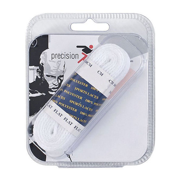 PRECISION flat boot laces 100cm [white]