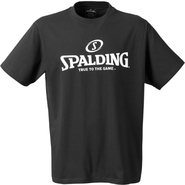 SPALDING logo basketball t-shirt [black]