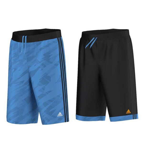 ADIDAS reversible GFX basketball shorts [black/blue]