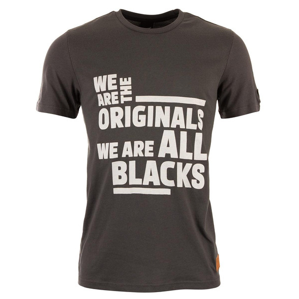 ADIDAS new zealand all blacks rugby graphic t-shirt [black]