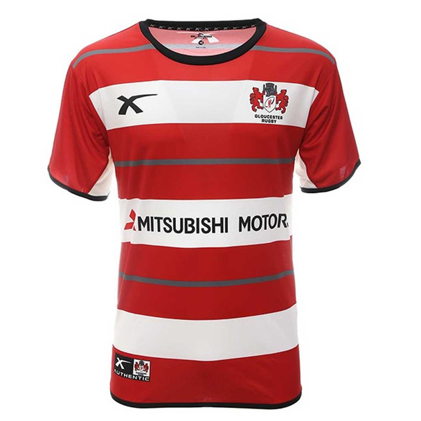 X BLADES gloucester rugby rebel training t-shirt [red/white]