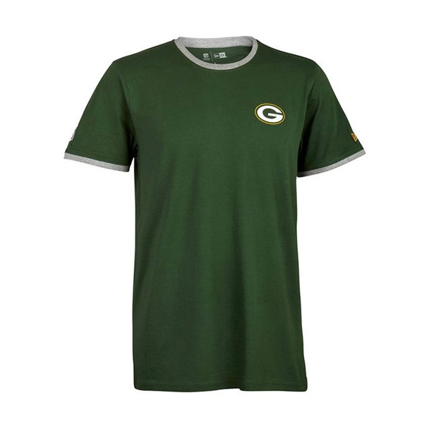 NEW ERA Green Bay Packers Ringers logo t-shirt [green]