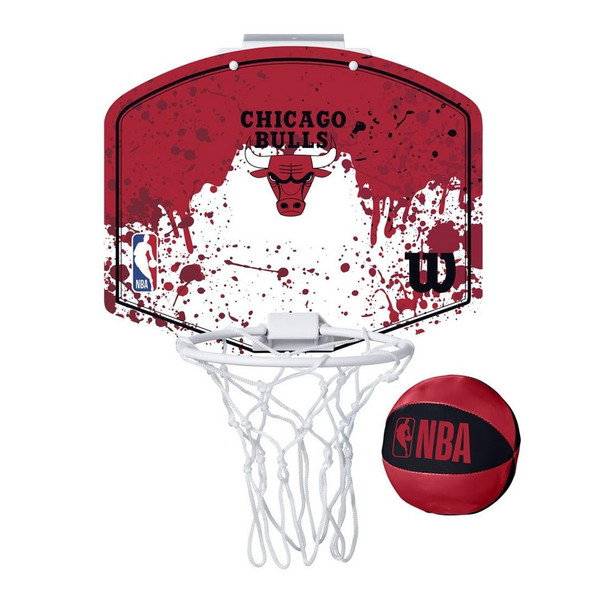 WILSON chicago bulls NBA mini team hoop set [red/white]