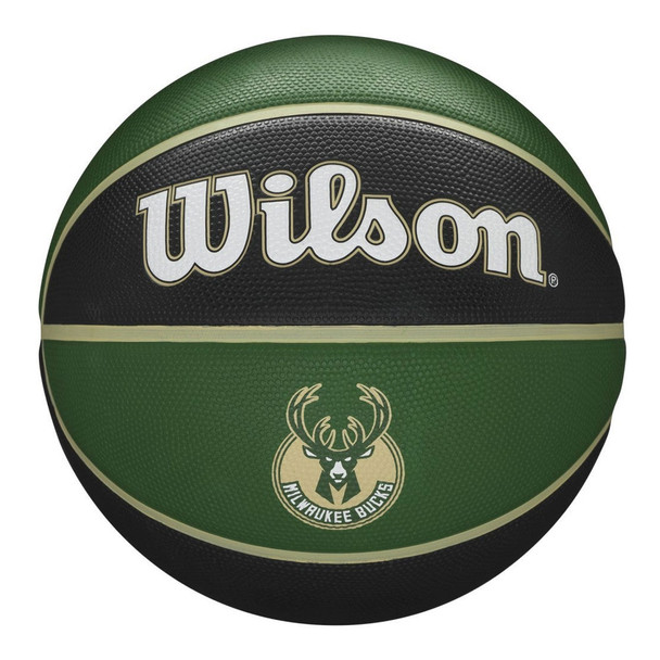 WILSON Milwaukee Bucks NBA team tribute basketball [green/black]