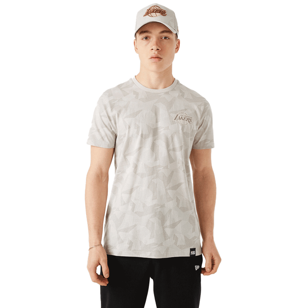 NEW ERA LA Lakers NBA Geo Camo t-shirt [stone]