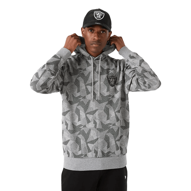 NEW ERA Las Vegas Raiders NFL Geo Camo hoodie [grey]