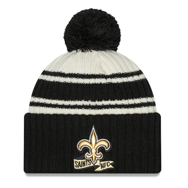 NEW ERA New Orleans Saints NFL sport knit bobble hat [black/cream]