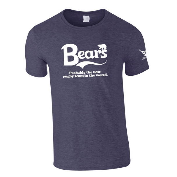 CORBERO bristol bears 'best rugby team in the world' ringspun t-shirt [navy]