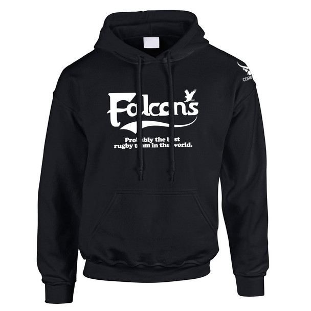 CORBERO newcastle falcons 'best rugby team in the world' hooded sweatshirt [black]