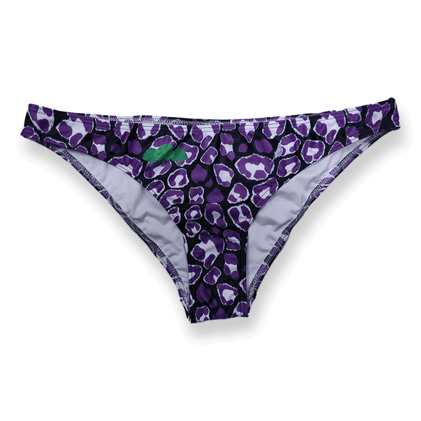 BELSIZE PARK women's budgy smuggler bottoms [purple/black/white]