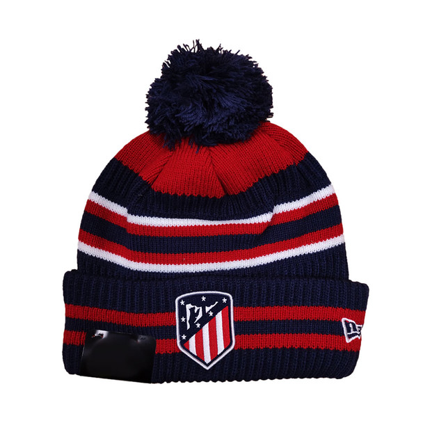 NEW ERA Atletico Madrid knit bobble hat [navy/red]