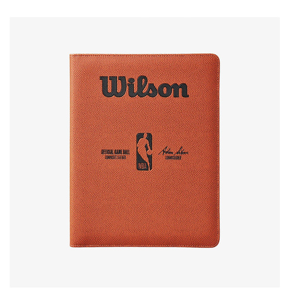 Wilson basketball coach NBA Padfolio [brown]