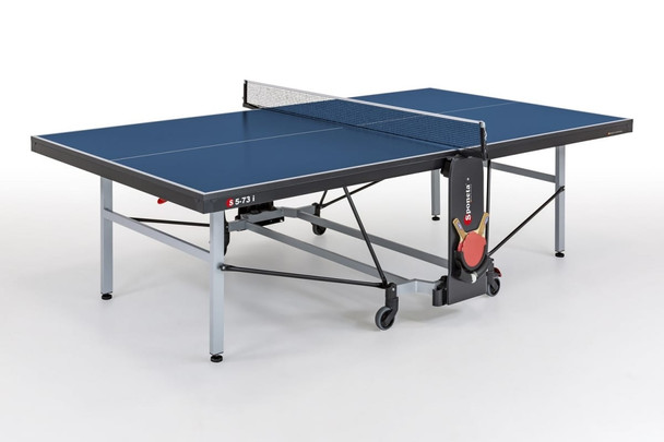 SPONETA Schooline Playback Rollaway 22mm Indoor Table Tennis Table [blue]