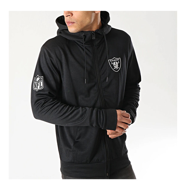 NEW ERA las vegas raiders NFL Full Zip hoodie [black]