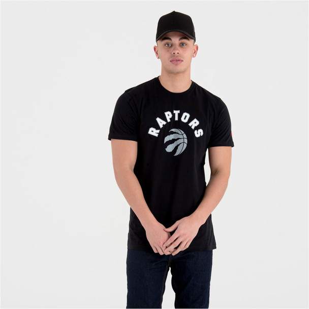 NEW ERA Toronto Raptors NBA Team Logo Black T-Shirt [black]