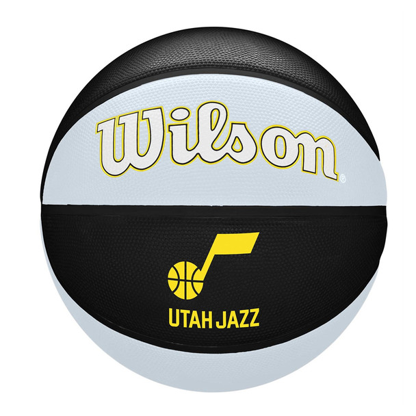 WILSON Utah Jazz NBA team tribute basketball size 7 [black/yellow/white]