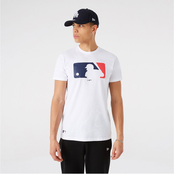 NEW ERA baseball MLB Logo T-Shirt [white]