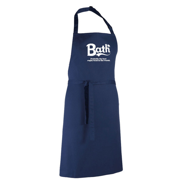 CORBERO bath rugby "the best" chefs kitchen / barbeque apron [navy]