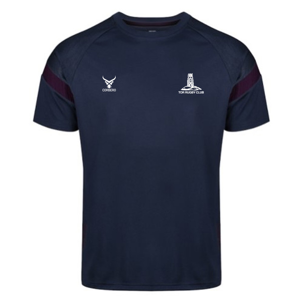 CORBERO legend teamsport crew tech t-shirt TOR RUGBY