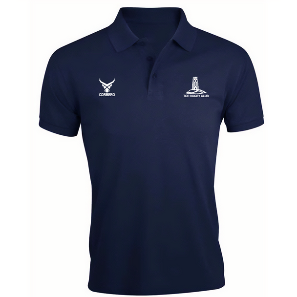 CORBERO prime mens polycotton polo TOR RUGBY