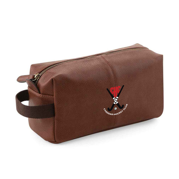 CORBERO vintage wash kit bag [brown] CHEDDAR HOCKEY