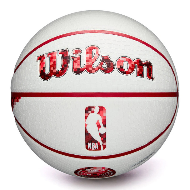 WILSON Chicago Bulls NBA team Pixel basketball [white/red]