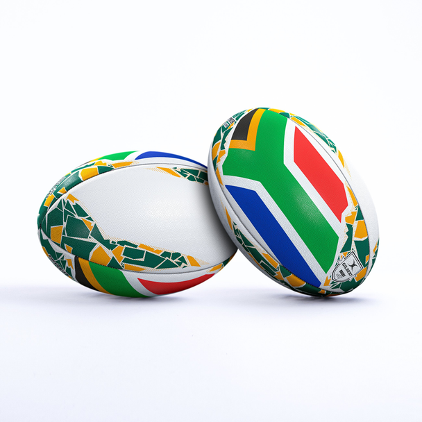 GILBERT South Africa Flag supporter rugby ball - Size 5