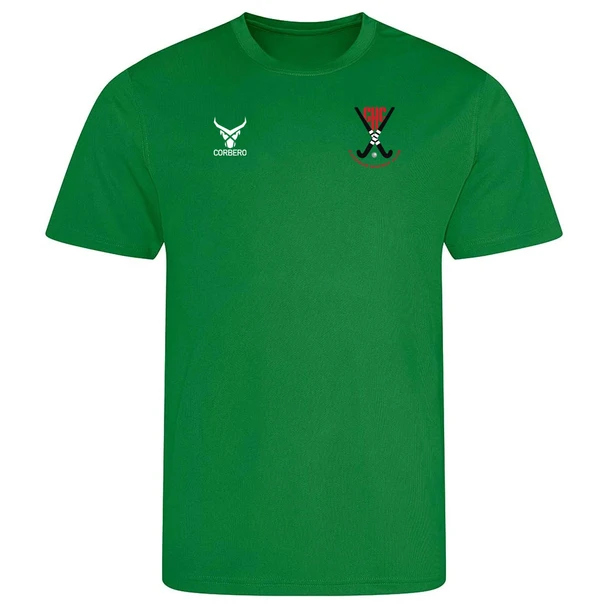 CORBERO performance training t-shirt green CHEDDAR HOCKEY